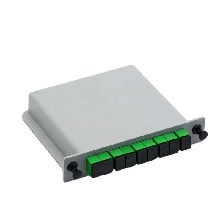 SC apc or upc 1X4 1X8 1X16 1X32 1X64 cassette type box type insert type plc splitter