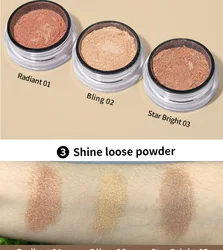 loose powder banana Wholesale Your Own Brand Vegan Cosmetics Private Label Face Makeup Loose Powder