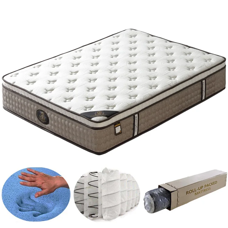 best sell mattress colchon sleep well spring box mattress price queen king size pocket spring mattress and bed set
