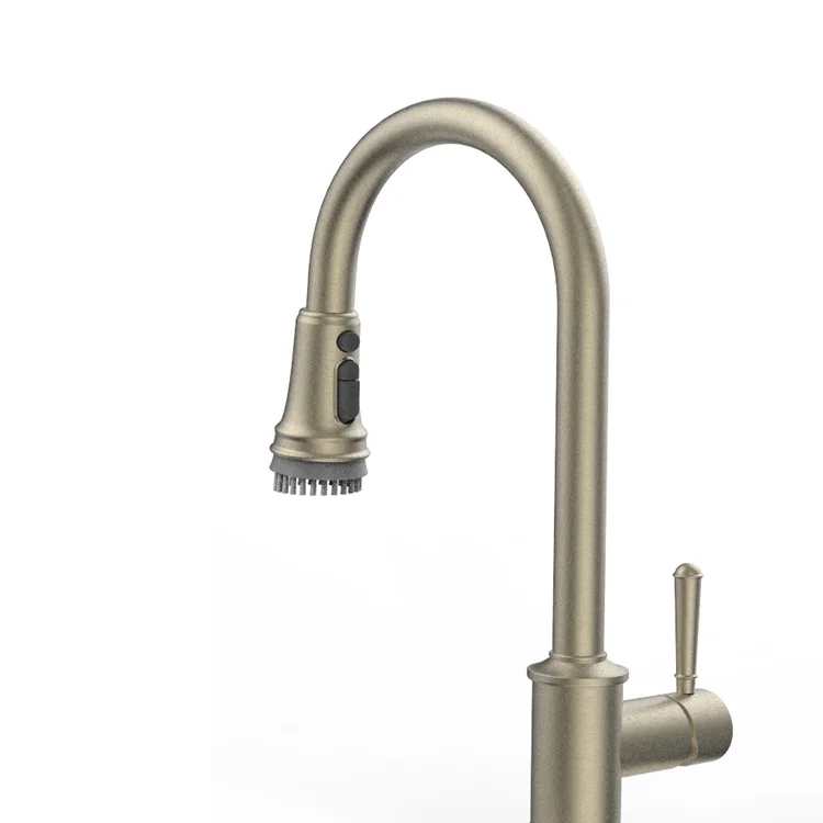 AK4 Kitchen Sink Faucet Spray Head Replacement Pull Out Spray Head With Brush 4 Modes Pull Down Faucet Spray Nozzle