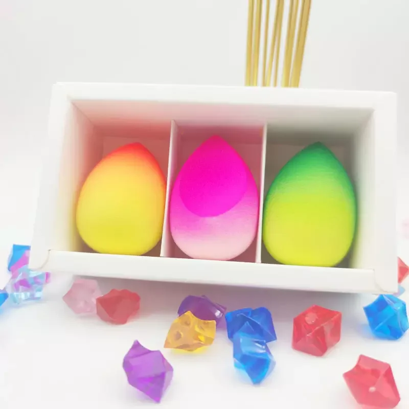 Factory Direct Hydrophilic Foam Face Cosmetic puff Make Up Foundation Blending Blender Beauty Latex Free Makeup Sponge