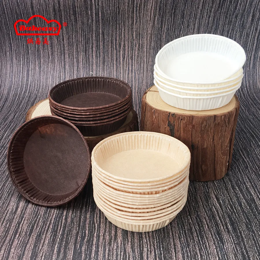 Muffin Baking Trays for pie and cookies New rolled rim baking pans 90mm Base 50 count