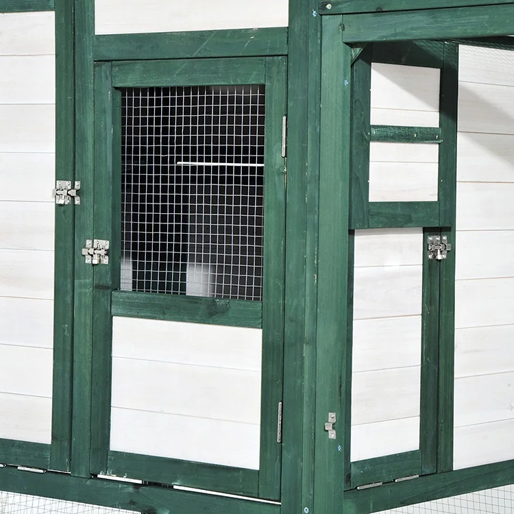 Portable Wooden Chicken Coop Kit With Wheels