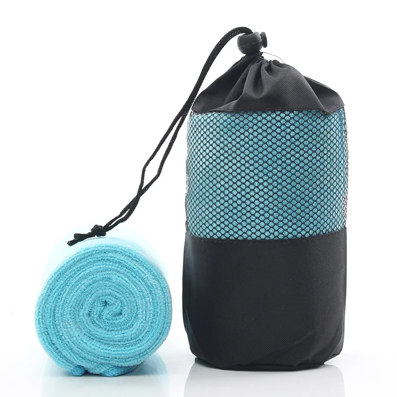 wholesale super absorption suede Quick Dry custom logo workout towel microfiber sports gym towel