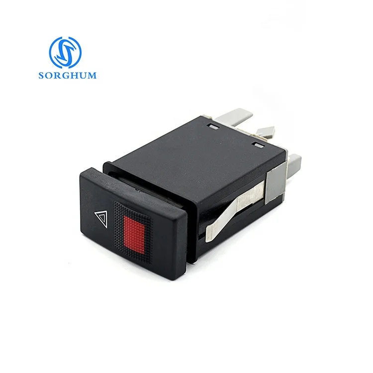 Sorghum 8D0941509D Hazard Warning Switch Car Electric Warning Light Switch For Audi A4