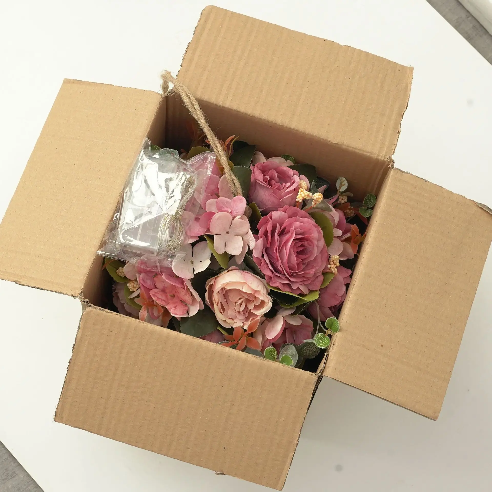 Cross-Border New Simulation Hydrangea Peony Flower Ball Indoor Outdoor Wedding Decorations Shopping Mall Photography Fake Silk