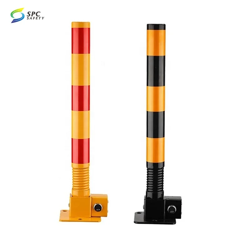 Hot sales Steel Reserved private car space protector manual parking blocker barrier ground Lock T shape Outdoor Parking Lock
