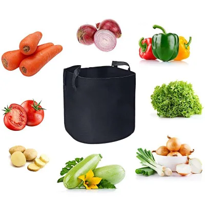 12 шт. в комплекте 5-галлонная бутылка растительного цветок растение растет сумки с ручками