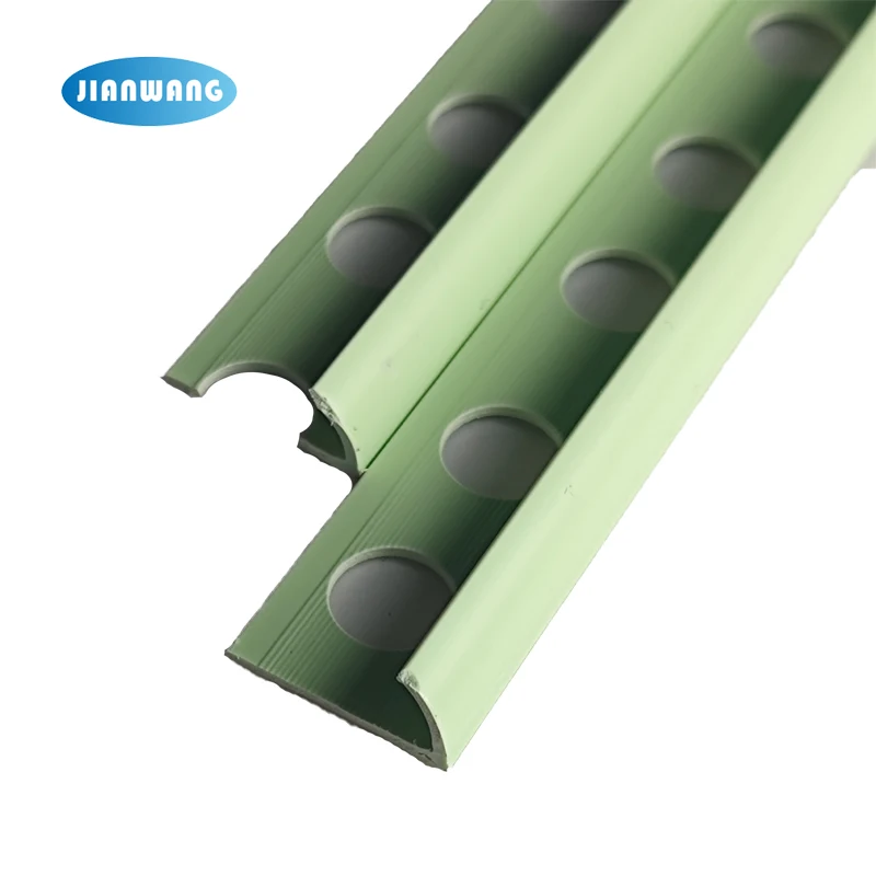 High Quality Round Edge L Shape Pvc Tile Trim Angle for Edge Tile Border Trim Marble Wall Corner Trim