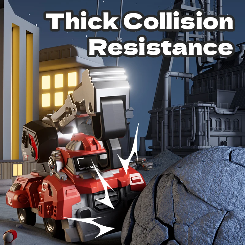 Inertia Urban Construction Vehicle Collection Set Simulation City Truck Toys Friction Powered Engineering Toys for Toddlers Boys