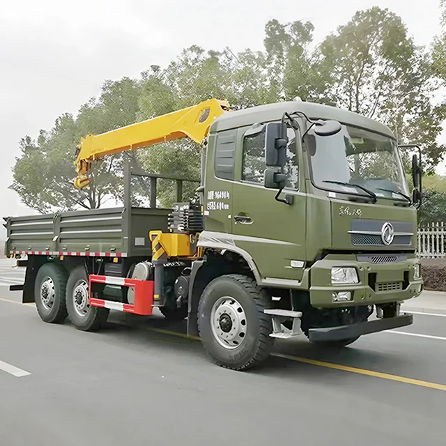 Поставщик по низкой цене отремонтированный 6x6 4x4 внедорожный Телескопический гидравлический прямой кран для грузовика