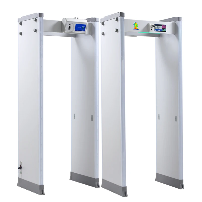 2021 Body Temperature Sensor Walkthrough Metal Detector with Mini Thermal Camera Module
