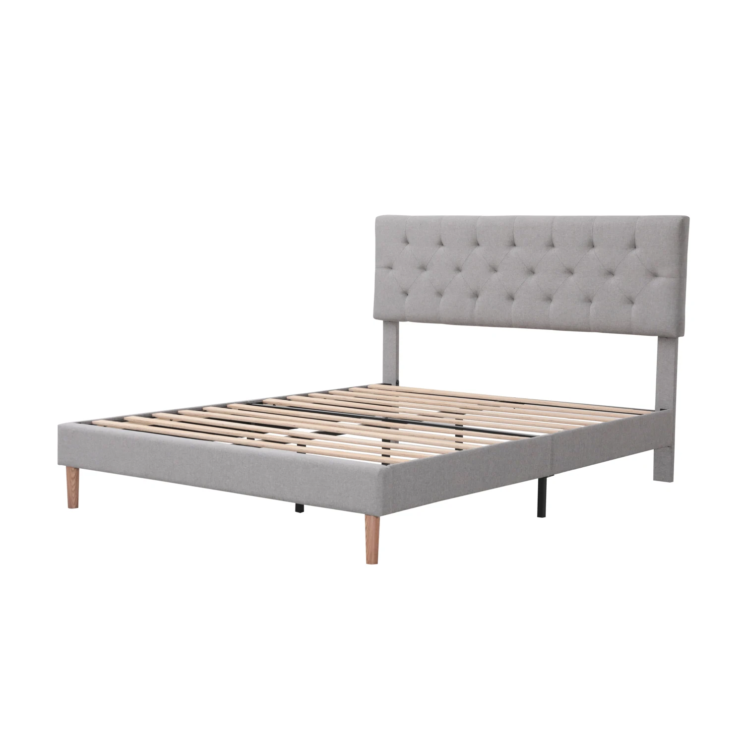 Modern wood hotel tufted bed headboards bedroom furniture for queen beds