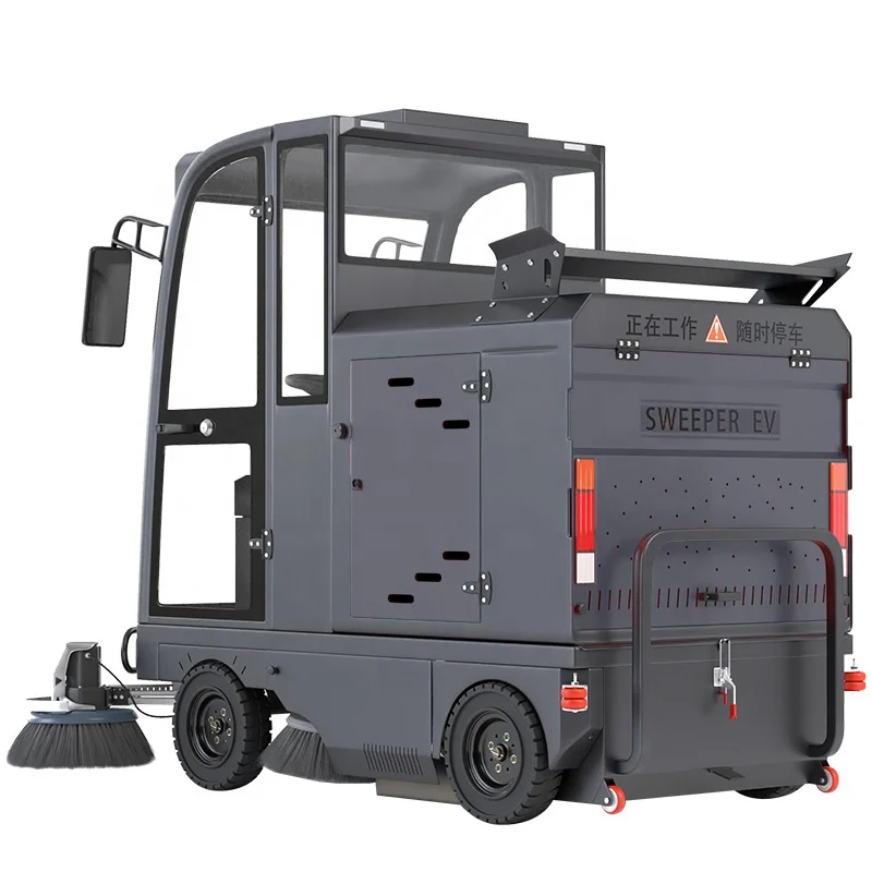 Industrial Electric Cleaning Machine City Park Street Road Warehouse Floor Sweeper Machine