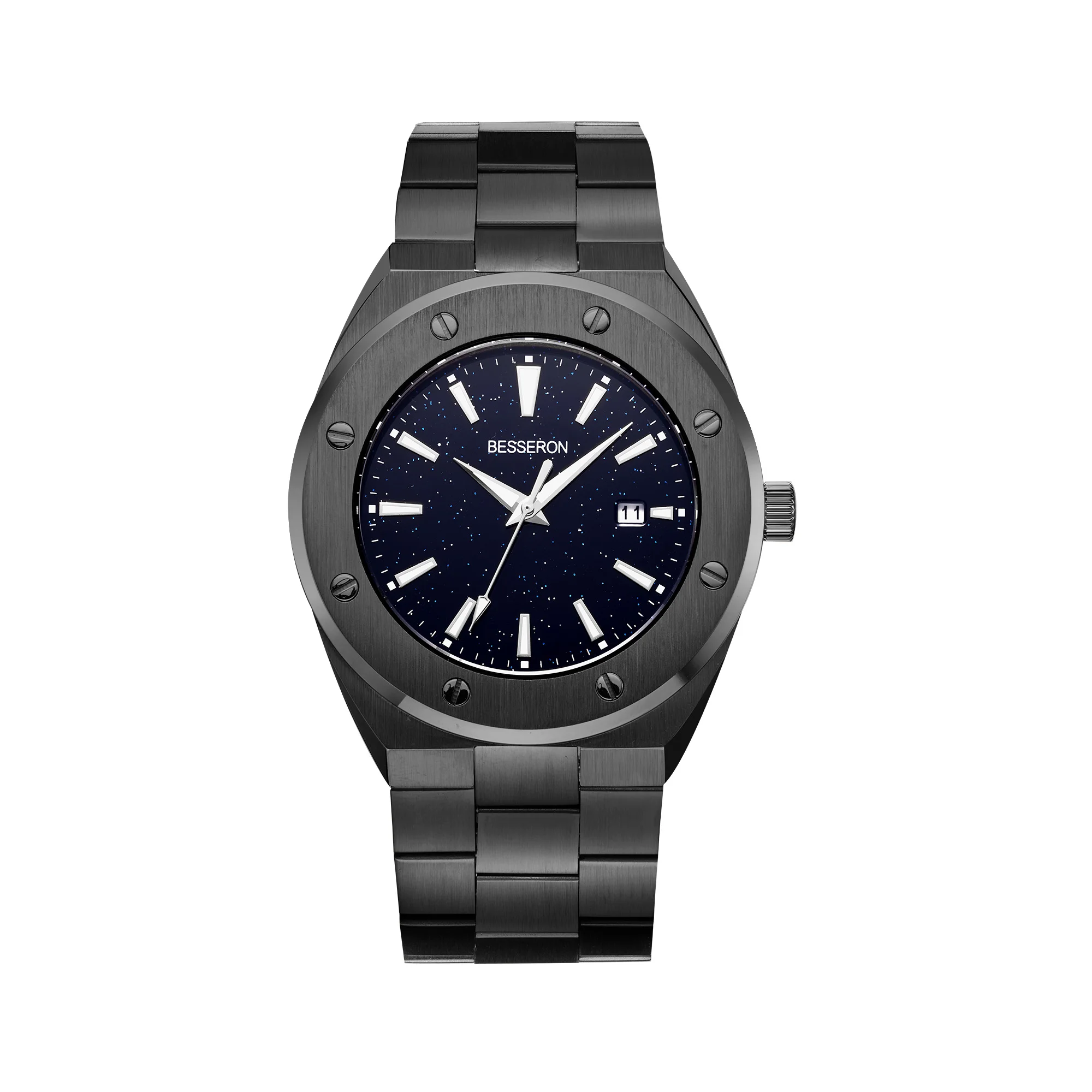 Китайский производитель часов, Роскошные мужские часы, корпус из нержавеющей стали 316L, светящийся OEM бренд, ваши собственные часы, мужские наручные часы