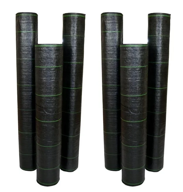 90 GSM УФ обработанная полипропиленовая зеленая сельскохозяйственная Ландшафтная Барьерная ткань для борьбы с сорняками Защитная мембрана для защиты от сорняков