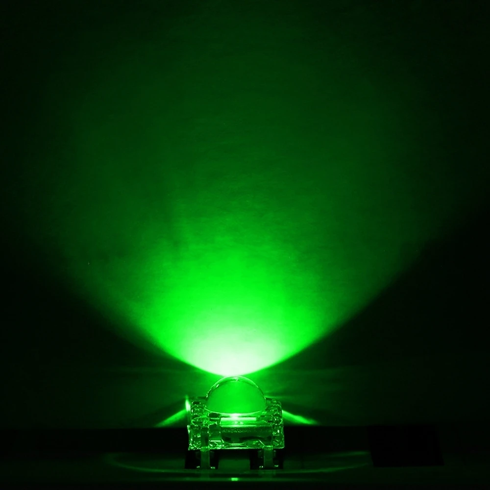 Juhong Warranty 3 yearsc Epistar Chip  Super Flux Light Emitting 5mm Green Piranha Led0.06W 20mA 520nm free sample