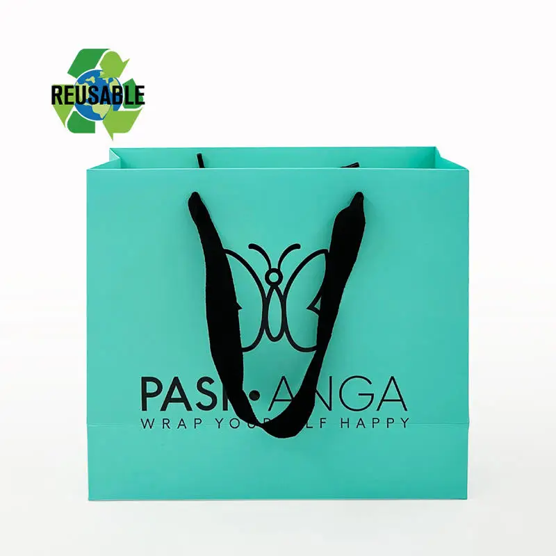 Professional Manufacturer Gift Shopping Paper Bag With Your Own Logo Color Size Handles