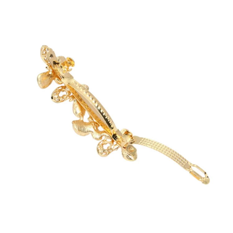 Elegant Flower Pearl Girls Hairpins Women Hair Accessory butterfly Enamel Hair Clip