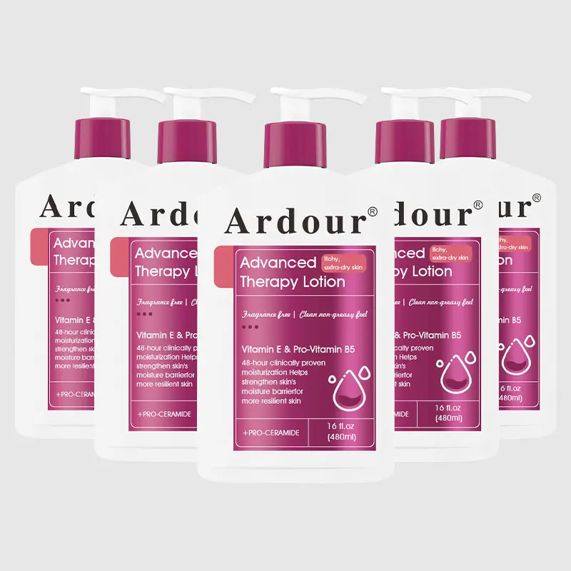 Custom Pro-Ceramide with Vitamins E and Pro-Vitamin B5 Intense Hydration for Itchy Moisturizing Hand and Body Lotion