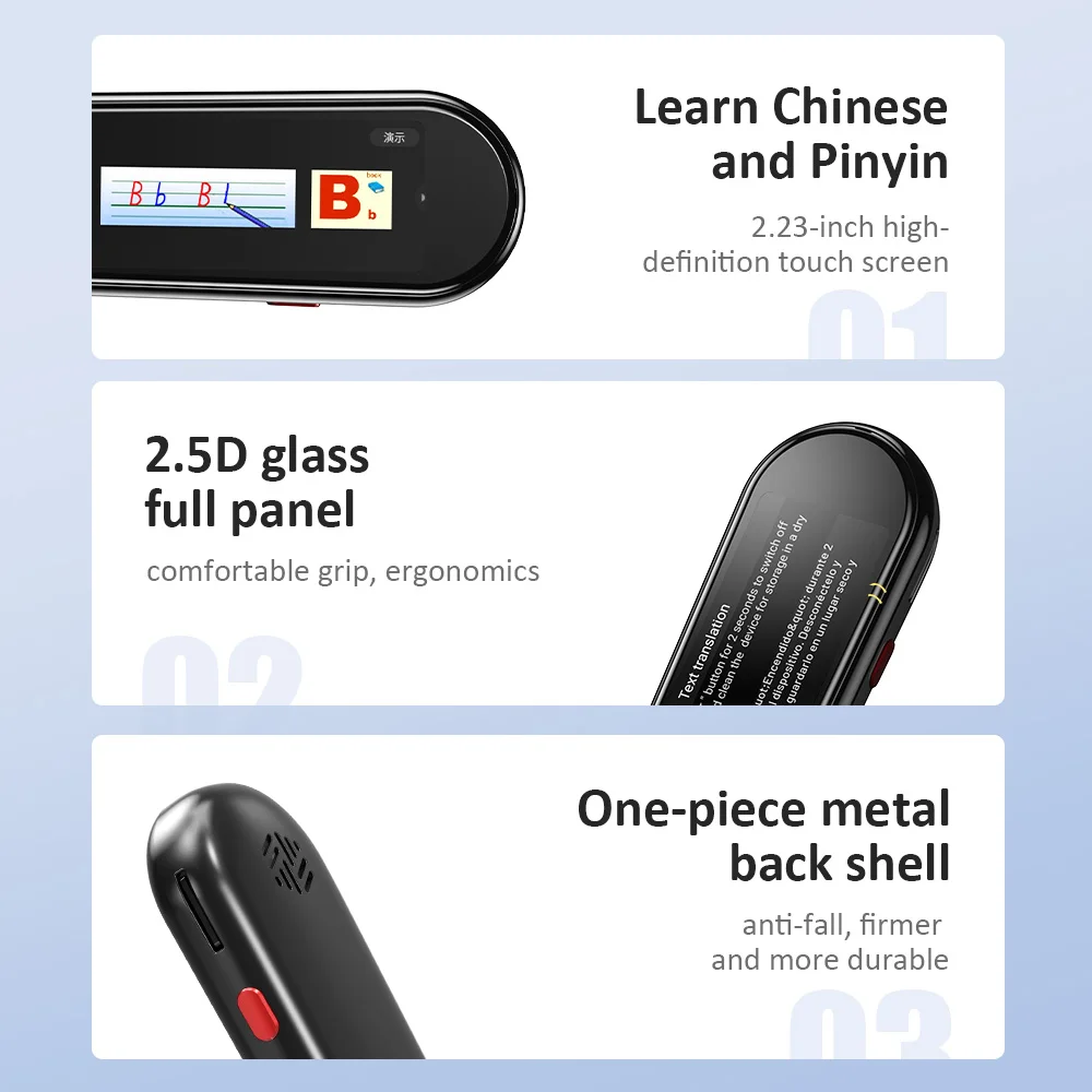 Educational Learning Machine Vormor X1 Translation Scanning Pen Upgraded Scan Book Reader Pen Wireless Voice Scanner for Kids