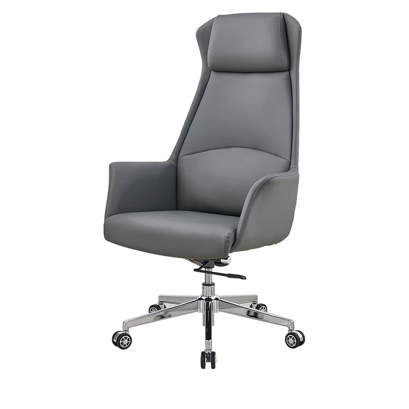 china commercial chair manufacture memory foam pu leather desk chair computer chair for office