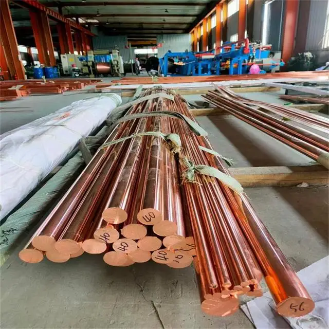 Wholesale Corrosion Resistant C28000  Square Brass Bar  C1100 Pure Copper  Round Rod Solid copper bar
