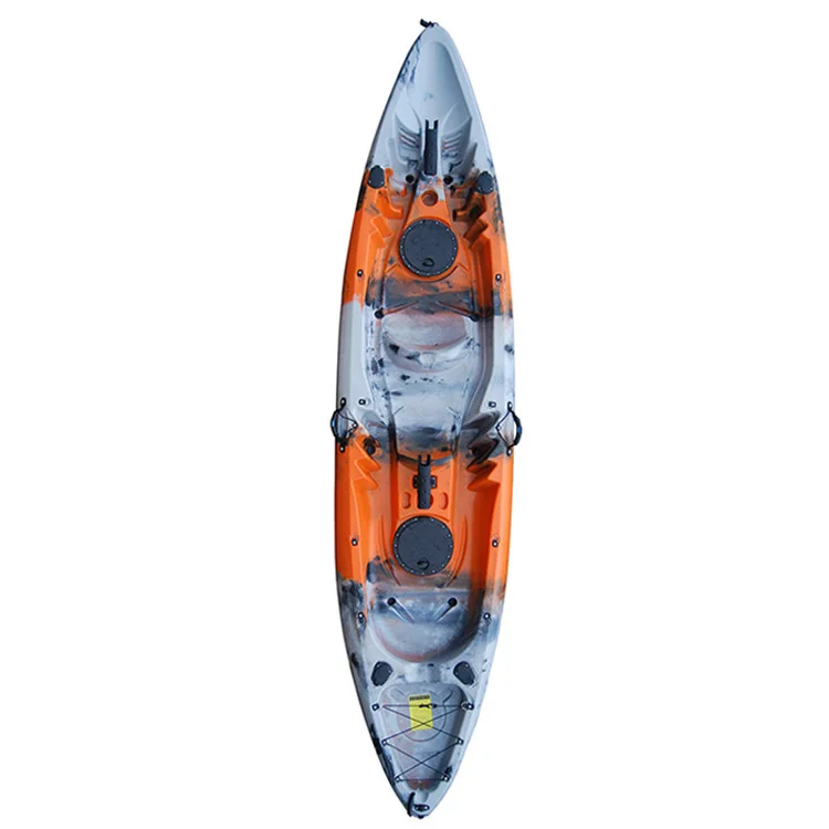 Huarui Custom Made Double Sit On Sea Kayak For Two Person Fishing Kayak For Outddoors