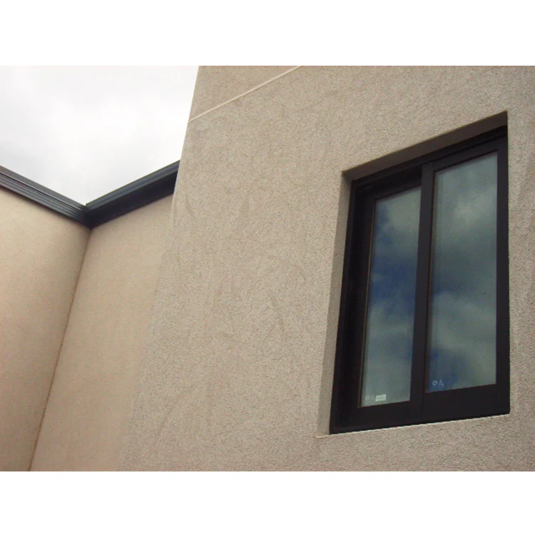 Simple European Style double glazed White aluminum framed sliding windows price For Nepal Market