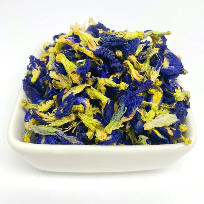 Top Grade Chinese Flower Tea Organic Dried Blue Butterfly Pea Flower Tea Healthy Tea
