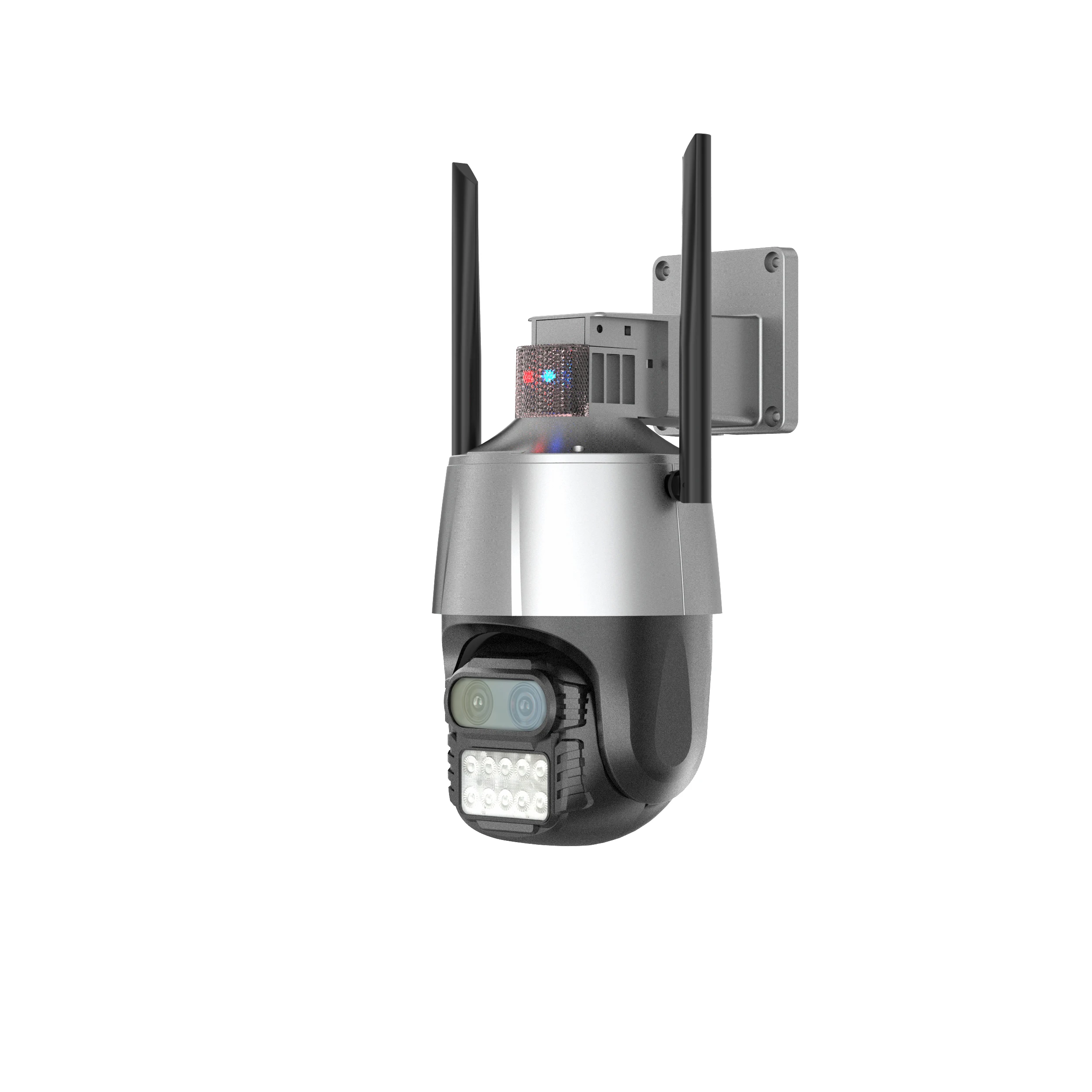 Dual Lens 8x Zoom 4MP Wifi Ptz IP Network Colorful Camera Human Detection Auto Tracking Security Cctv Surveillance Camera