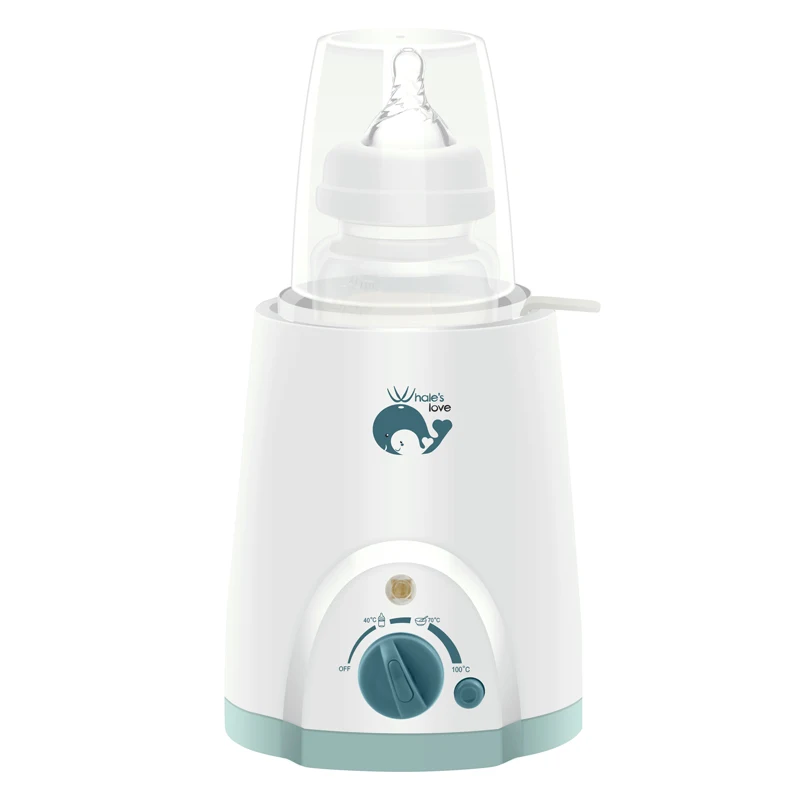 Multi-Function sterilizing manual automatic shut off baby milk bottle warmer for single bottle