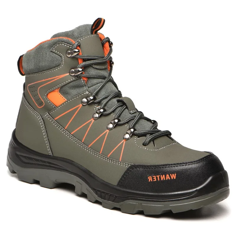Winter anti-smashing anti-piercing non-slip High-top shoes lightweight breathable safety shoes for men shoes