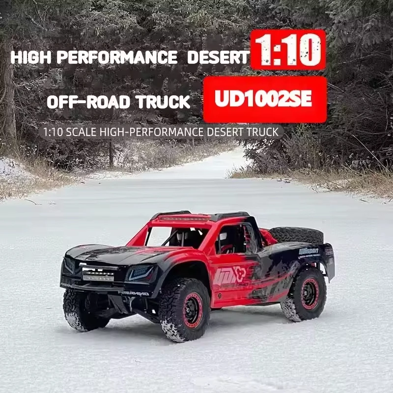 Hot Sale UD1002SE 1/10 2.4G All Terrain Desert 4WD Hobby Truggy Vehicle Brushless Short Truck 65KM/H Drift Rtr Rc Trophy Car