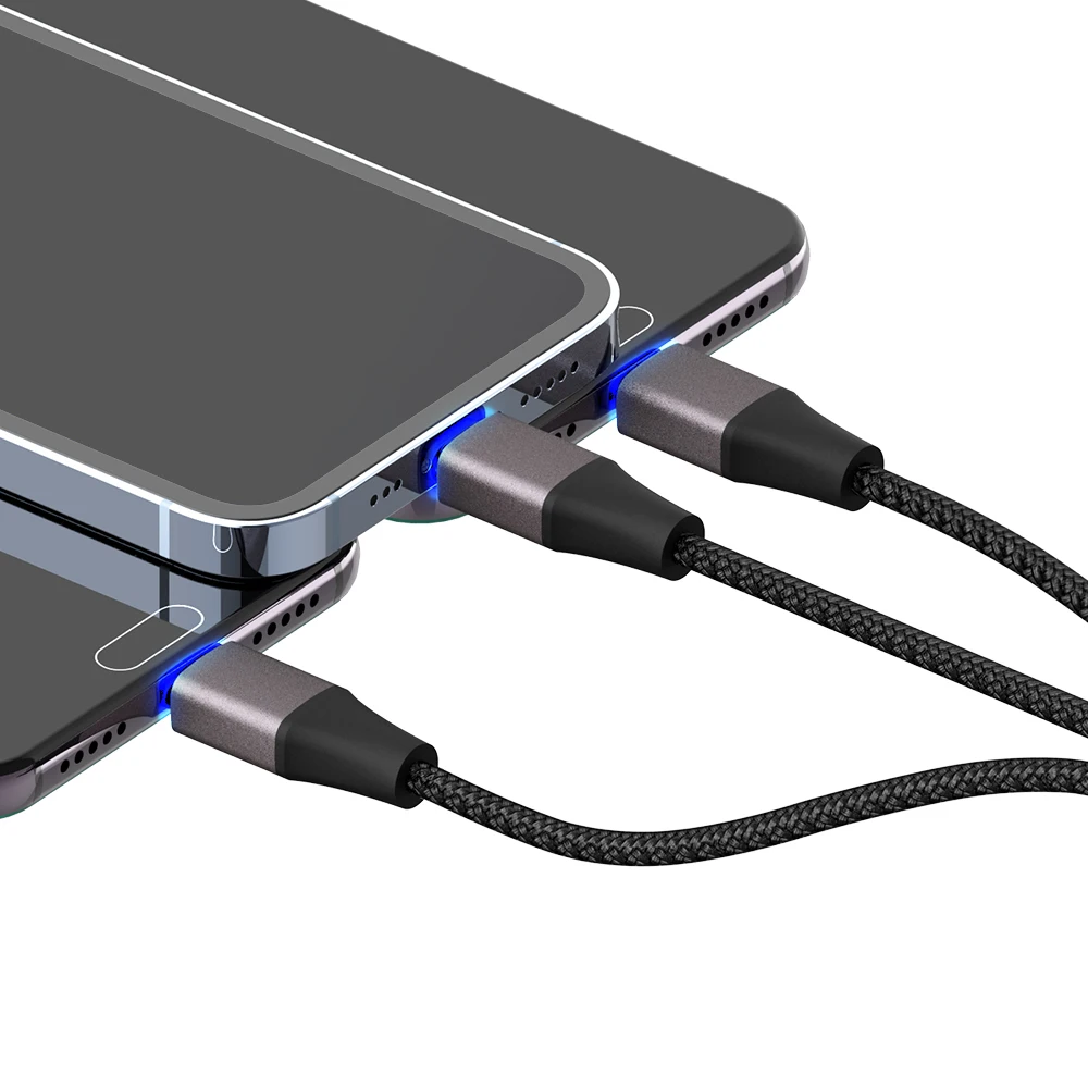 1.2M OEM USB Cable Carga Rapida USB to Micro V8 IPH Type C Sync Charge Cable For iphone/Android Cable Para Celular