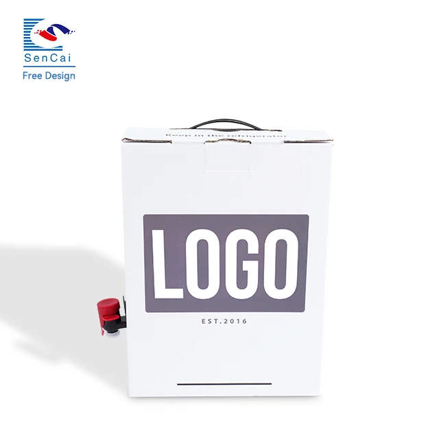 Kraft Paper Coffee Box Disposable Coffee Bag In Box With Valve Dispenser Bag In Box Juice Dispenser