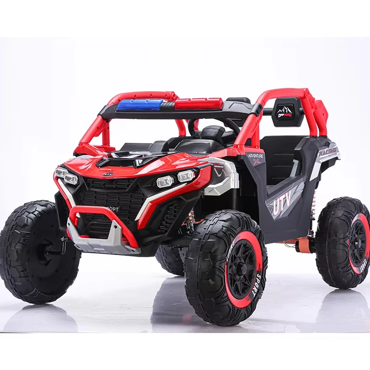 2024 Newest Wholesale 12V Electric 2WD UTV Buggy Double Motor Ride-on Car Kids 1+ Years 4x4 Wheel Plastic Material Toys Style