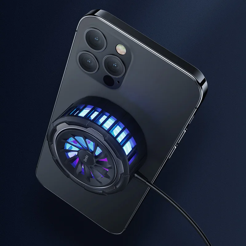 Игра магнитное Беспроводное зарядное устройство для охлаждения магнитное устройство для быстрой зарядки для ip 13 с воздушным охлаждением Беспроводная Быстрая зарядка