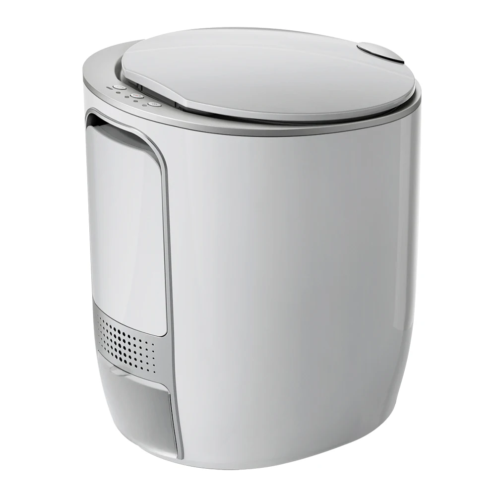 Kitchen 12L smart compost bin stainless steel garbage can desktop trash can compost bin