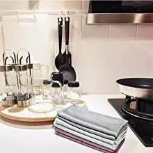 Товары для уборки дома, салфетка, рыбья салфетка для очистки стекла, как только вы ее протрите, кухонные инструменты из микрофибры для стекла