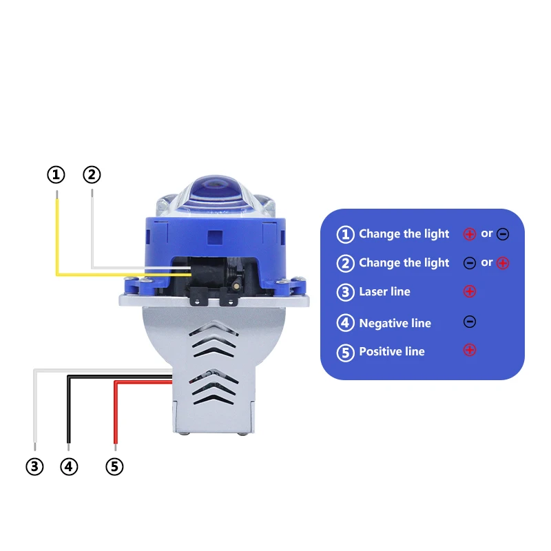 Auto Lighting Systems C-P60 Dual 3 Inch Led Projector Driving Fog Lens Lamp h11 Biled Laser Fog Light Bi Led Projector Lens