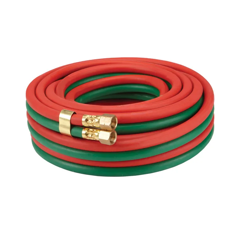 Кислородный и ацетиленовый двойной сварочный газ резиновый шланг режущий