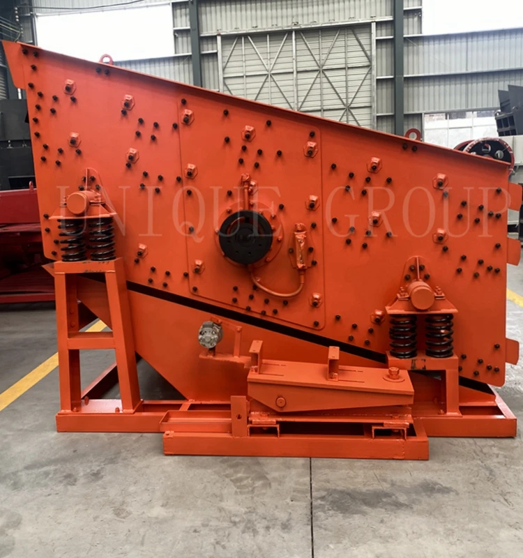 New design three decks mobile screening plant vibrating screen for sale Vibration Screen