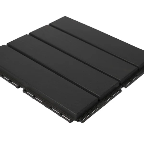 Floor Tiles Plastic 30*30 Gray Black Green Anti Gsm Outdoor Surface decoration floor