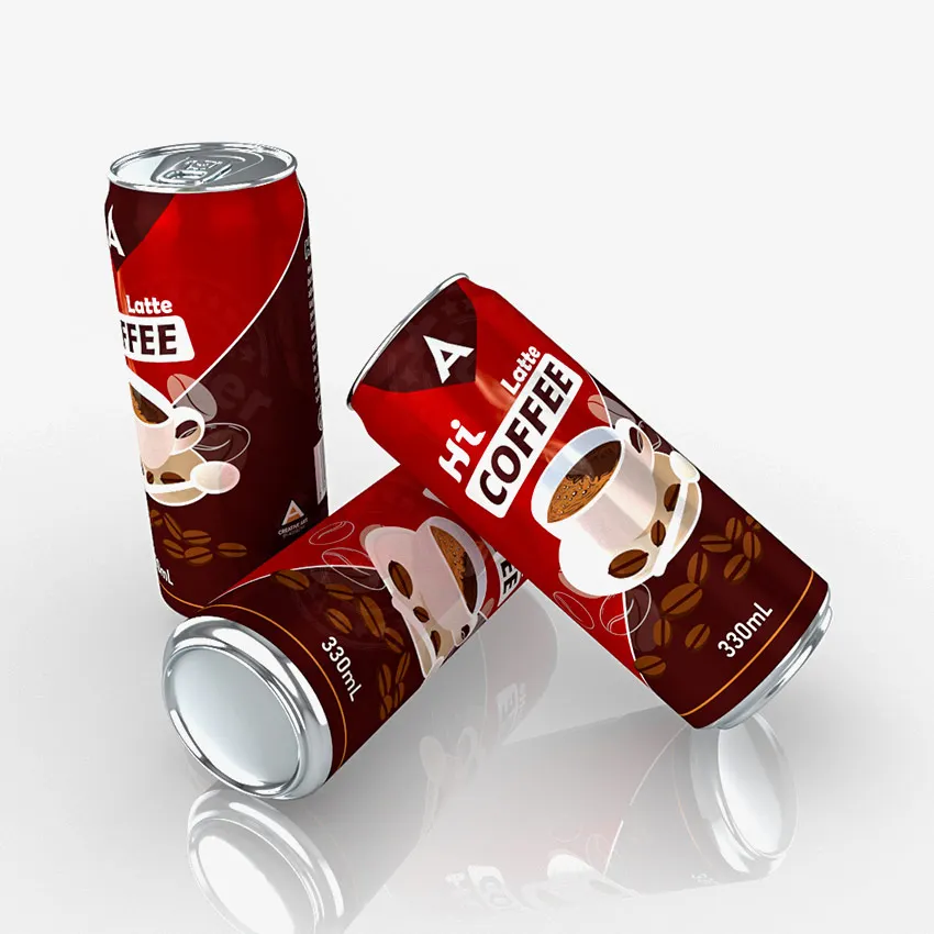 oem Mellow coffee beans Black Coffee 250ml 330ml sleek Canned Original Ready to drink wietnam Coffee Drink