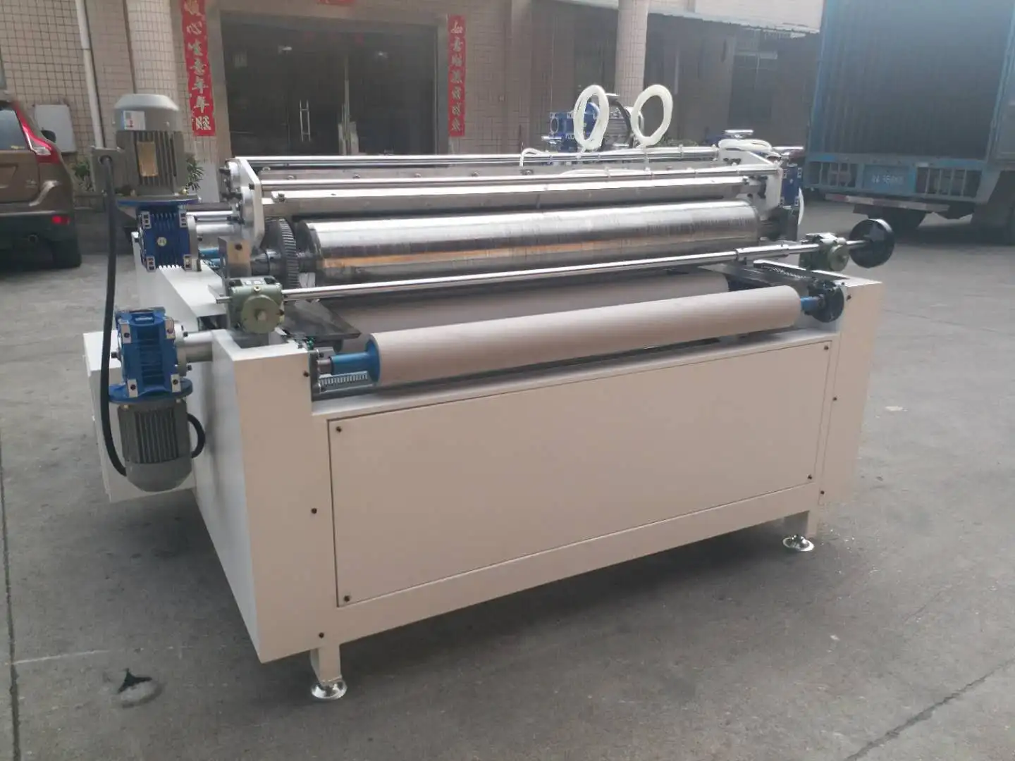 Automatic lacquer spray line wooden door painting machine for woodworking industry