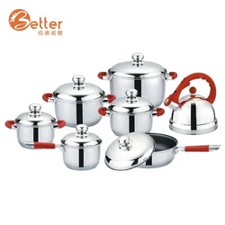 Hot Sale Widely Used Kitchen Cooking Nonstick Cooking Pots Pans Kettle Cookware Set