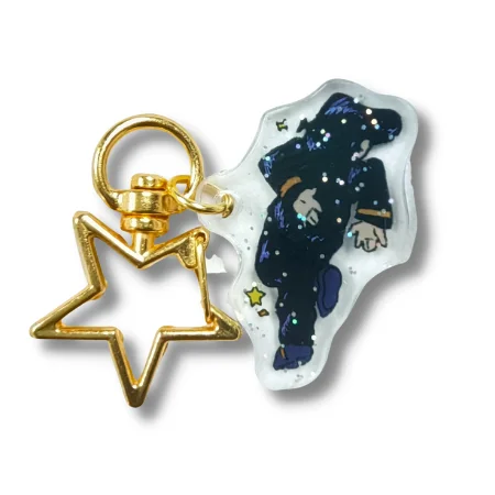 2023Custom Laser Cut Glitter Photo Print Plastic Acrylic Anime Acrylic KeyChain