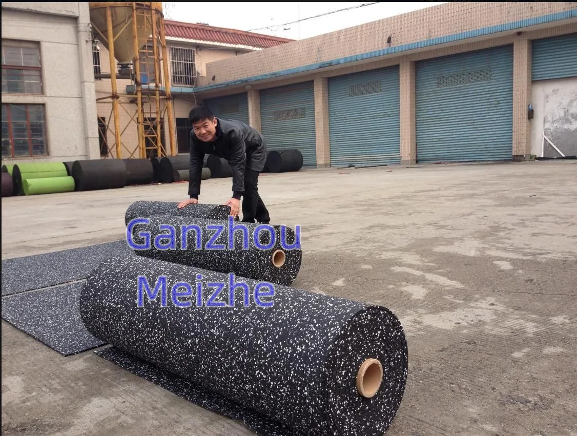 Epdm резиновые роллы для фитнеса тренажерного зала напольные спортивные 3 мм-Rubber-sheet-Roll спортивного центра