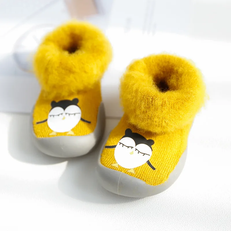 
New Baby Floor Shoes Korean Version Of The Bow Non-slip Soft Bottom Rubber Sole Baby Socks Shoes 